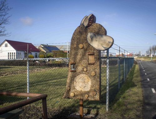 Insectenhotel in de vorm van een alpaca!